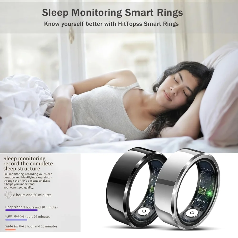 HitTopss Smart Ring, Fitness, Sleep Tracker